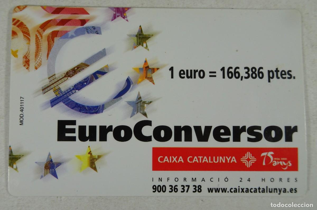 Otros art&iacute;culos de coleccionismo en papel: EUROCONVERSOR EUROS PESETAS, CAIXA CATALUNYA, VER FOTOS