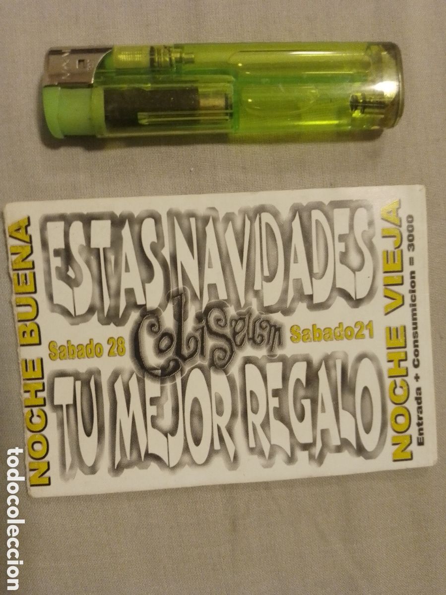 Otros art&iacute;culos de coleccionismo en papel: ENTRADA DE DISCOTECA COLISEUM - Foto 1