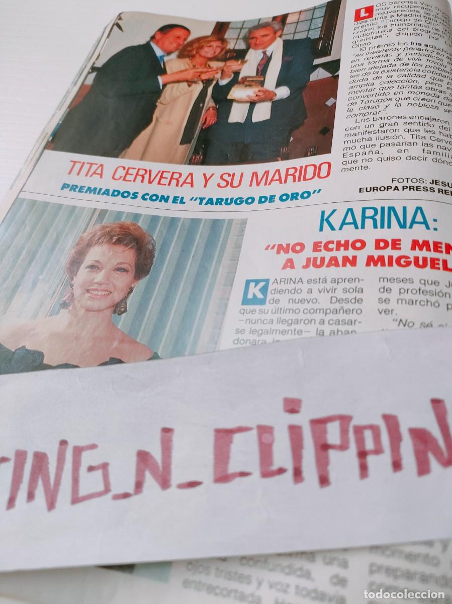 Otros art&iacute;culos de coleccionismo en papel: Clipping RP901512 TITA CERVERA, KARINA