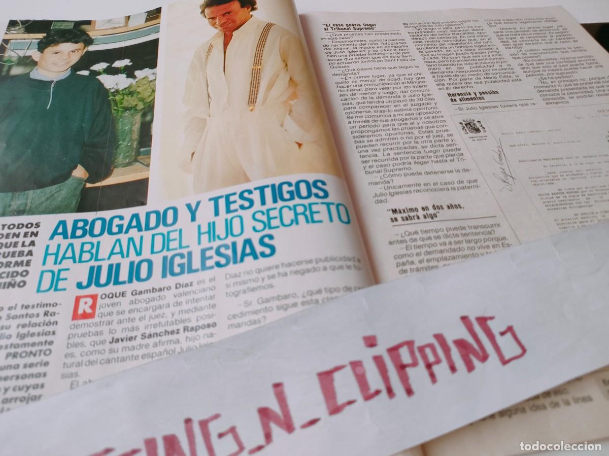 Otros Art&iacute;culos de Coleccionismo en Papel: Clipping RP900303 JULIO IGLESIAS