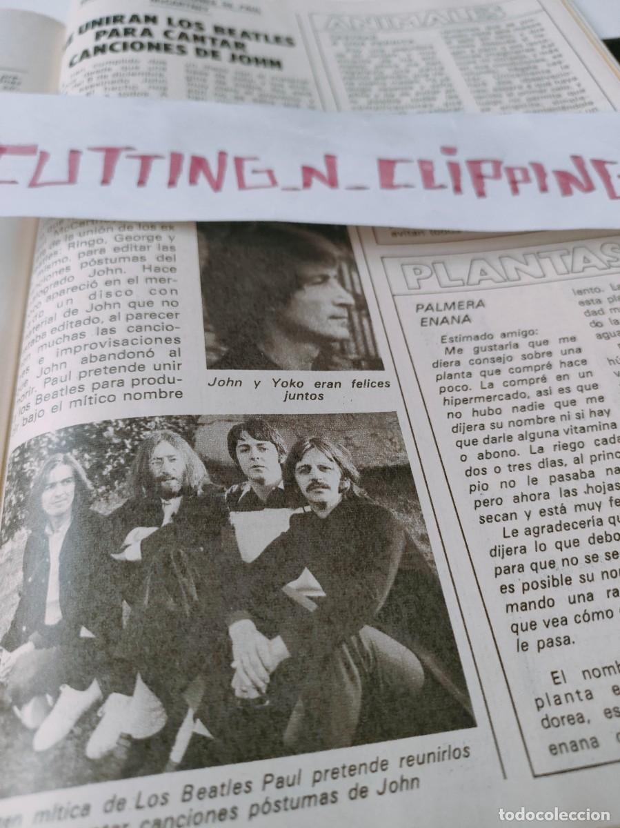 Otros art&iacute;culos de coleccionismo en papel: Clipping RP822012 LOS BEATLES