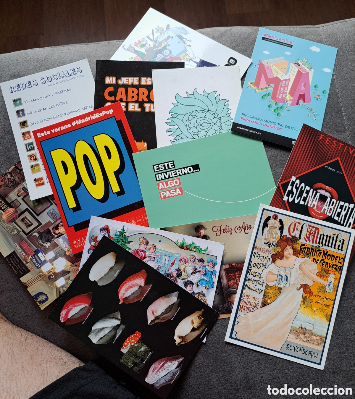 Otros art&iacute;culos de coleccionismo en papel: Lote 37 postales variadas - Foto 7