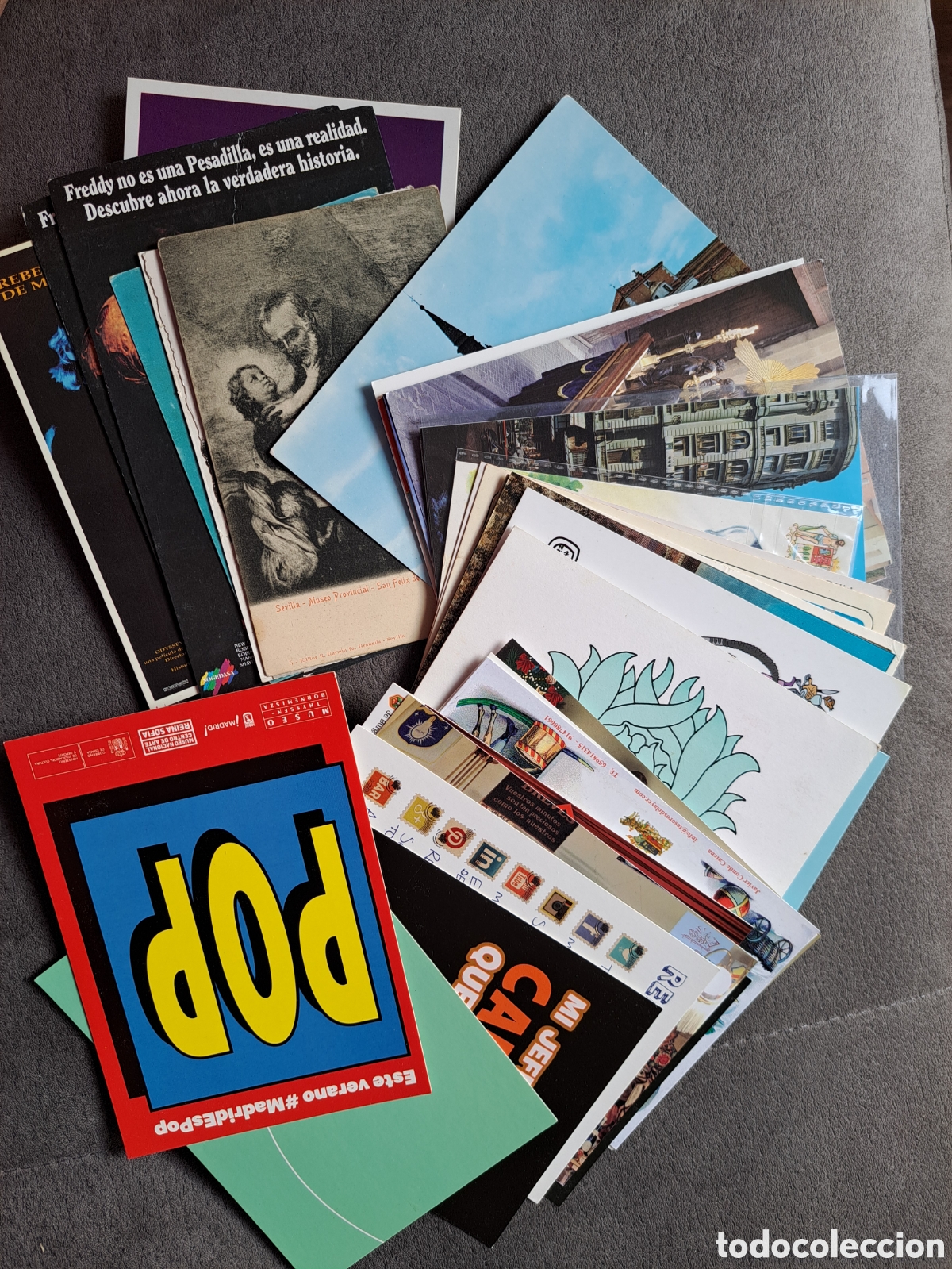 Otros art&iacute;culos de coleccionismo en papel: Lote 37 postales variadas - Foto 8
