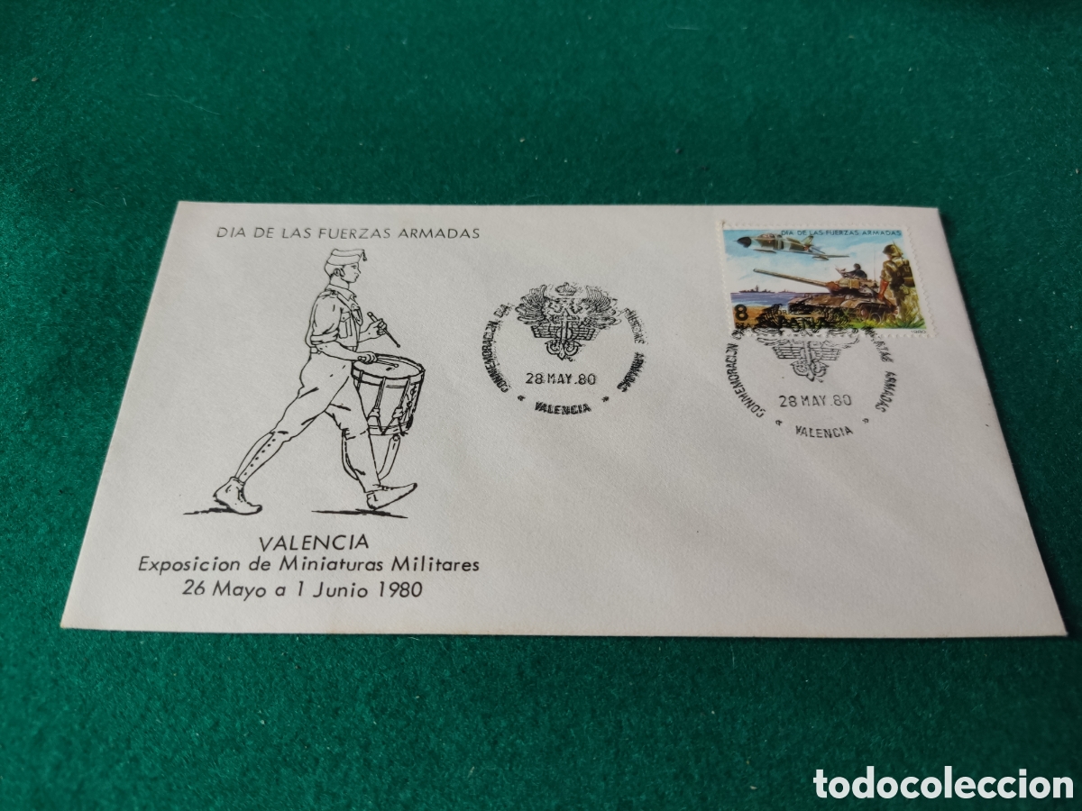 Otros Art&iacute;culos de Coleccionismo en Papel: Sobre matasellos especiales d&iacute;a de las fuerzas armadas Valencia