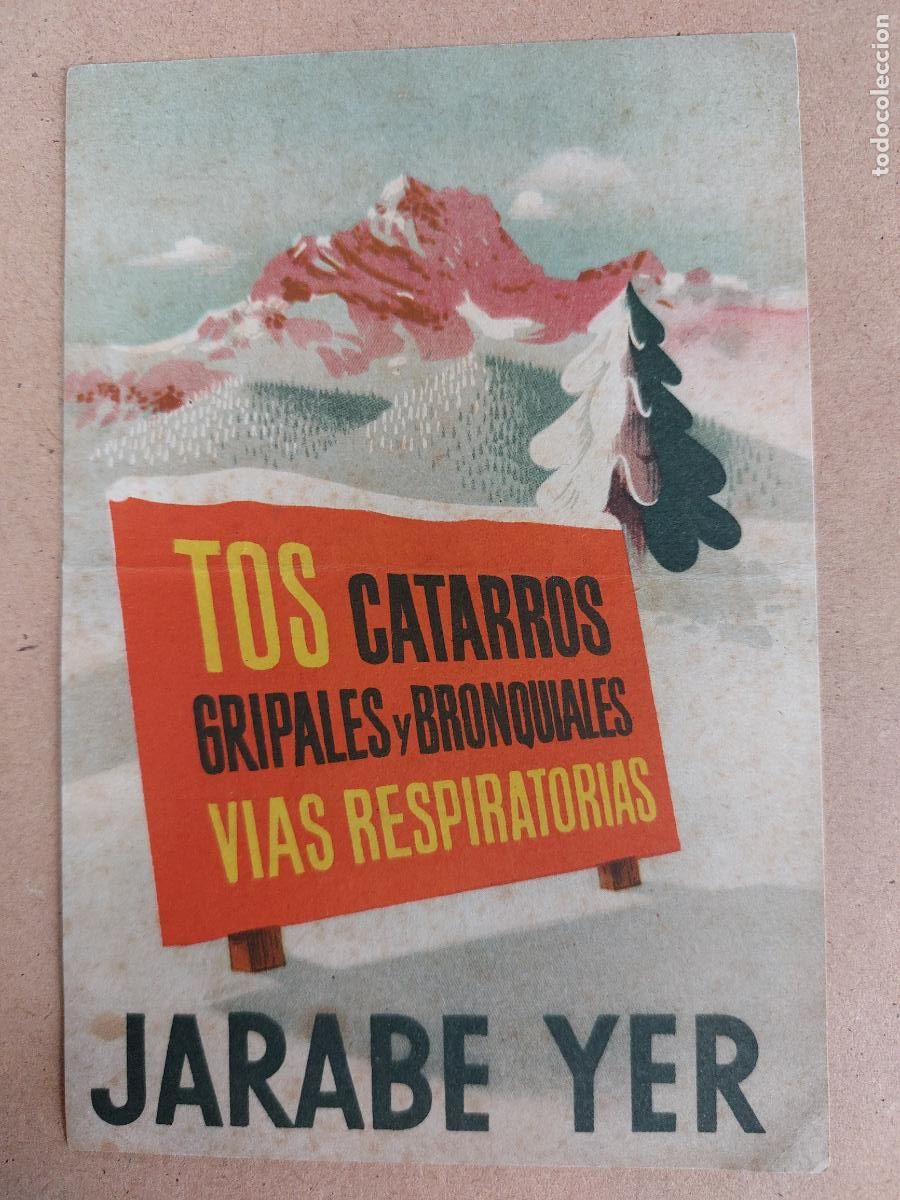 Outros artigos de papel: FOLLETO PUBLICITARIO JARABE YER - A&Ntilde;O 1920