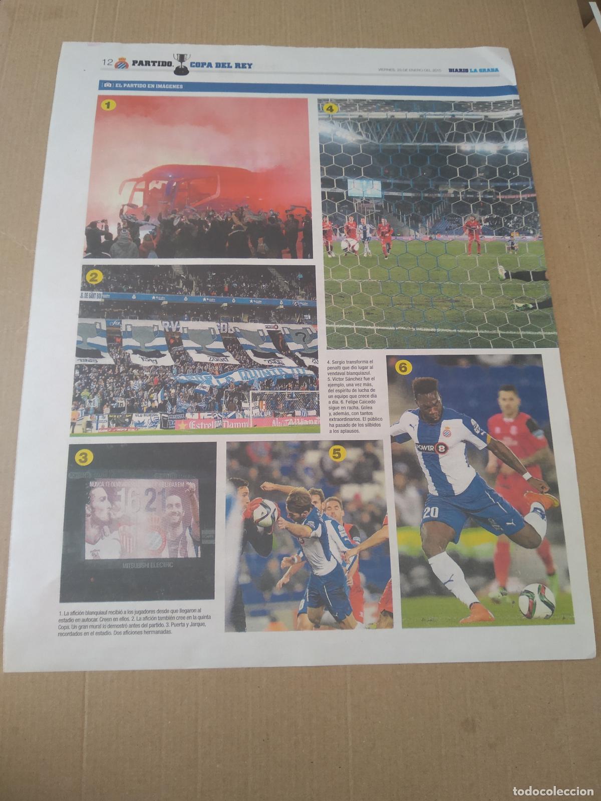 Otros Art&iacute;culos de Coleccionismo en Papel: HOJA PERIODICO DIARIO LA GRADA VICTOR SANCHEZ CAICEDO AFICION FANS COLOTTO GERMAN PARRE&Ntilde;O RENAULT
