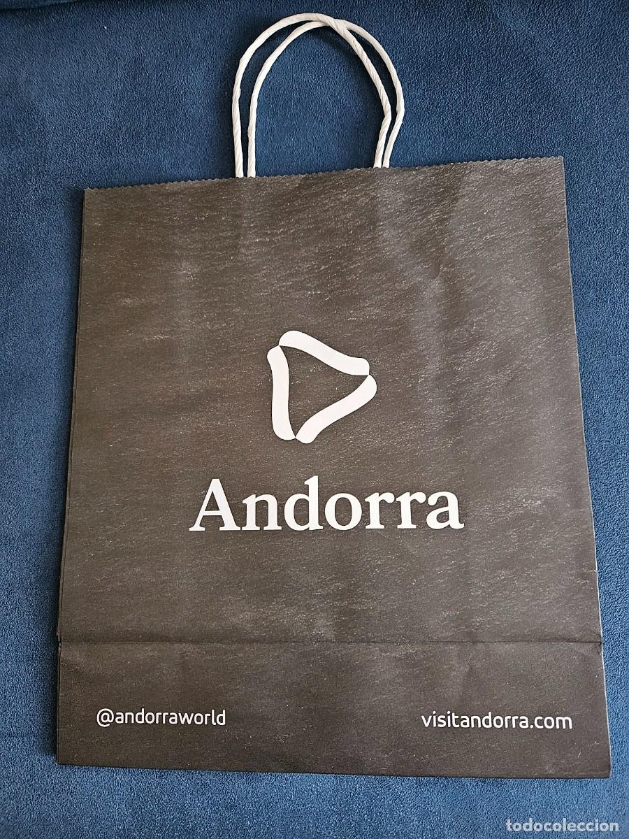 Otros Art&iacute;culos de Coleccionismo en Papel: Bolsa De Papel Con Asas Publicidad De Andorra (Visitandorra. Com).
