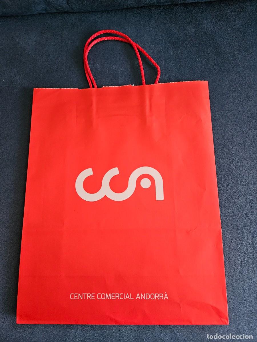 Otros Art&iacute;culos de Coleccionismo en Papel: Bolsa De Papel Con Asas Publicidad De Uno De Los Centros Comerciales Del Principado De Andorra.