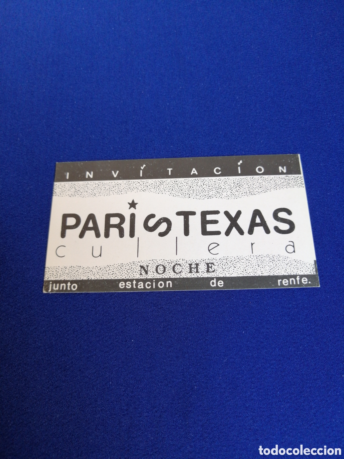 Collectionnisme Papier divers: DISCOTECA PAR&Iacute;S TEXAS (CULLERA) VALENCIA FLYER