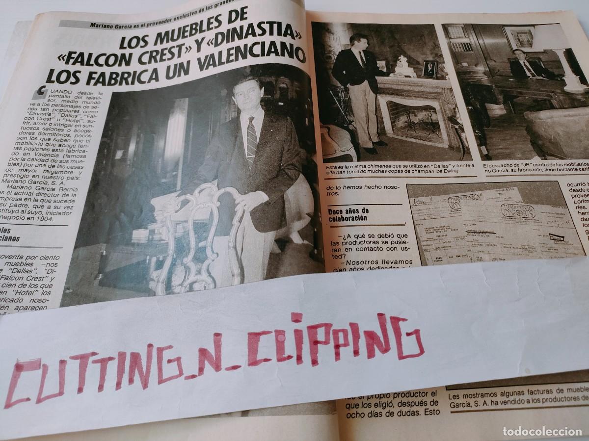 Otros art&iacute;culos de coleccionismo en papel: Clipping RP860206 DINASTIA, LINDA EVANS, JOAN COLLINS