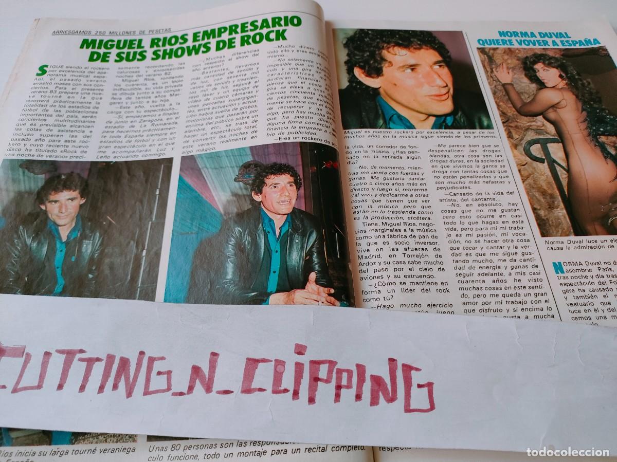 Otros Art&iacute;culos de Coleccionismo en Papel: Clipping RP832006 MIGUEL RIOS, NORMA DUVAL