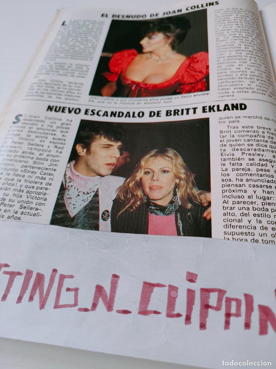 Otros art&iacute;culos de coleccionismo en papel: Clipping RP832006 BRITT EKLAND, JOAN COLLINS