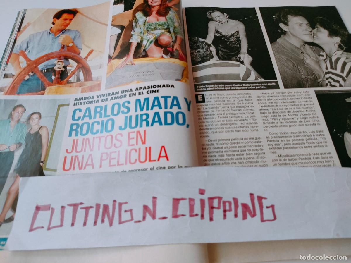 Otros Art&iacute;culos de Coleccionismo en Papel: Clipping RP910709 ROCIO JURADO, CARLOS MATA