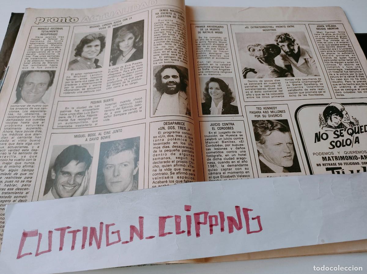 Otros Art&iacute;culos de Coleccionismo en Papel: Clipping RP821312 MICHAEL LANDON, MIGUEL BOSE, ET SPIELBERG, UN DOS TRES, NATALIE WOOD