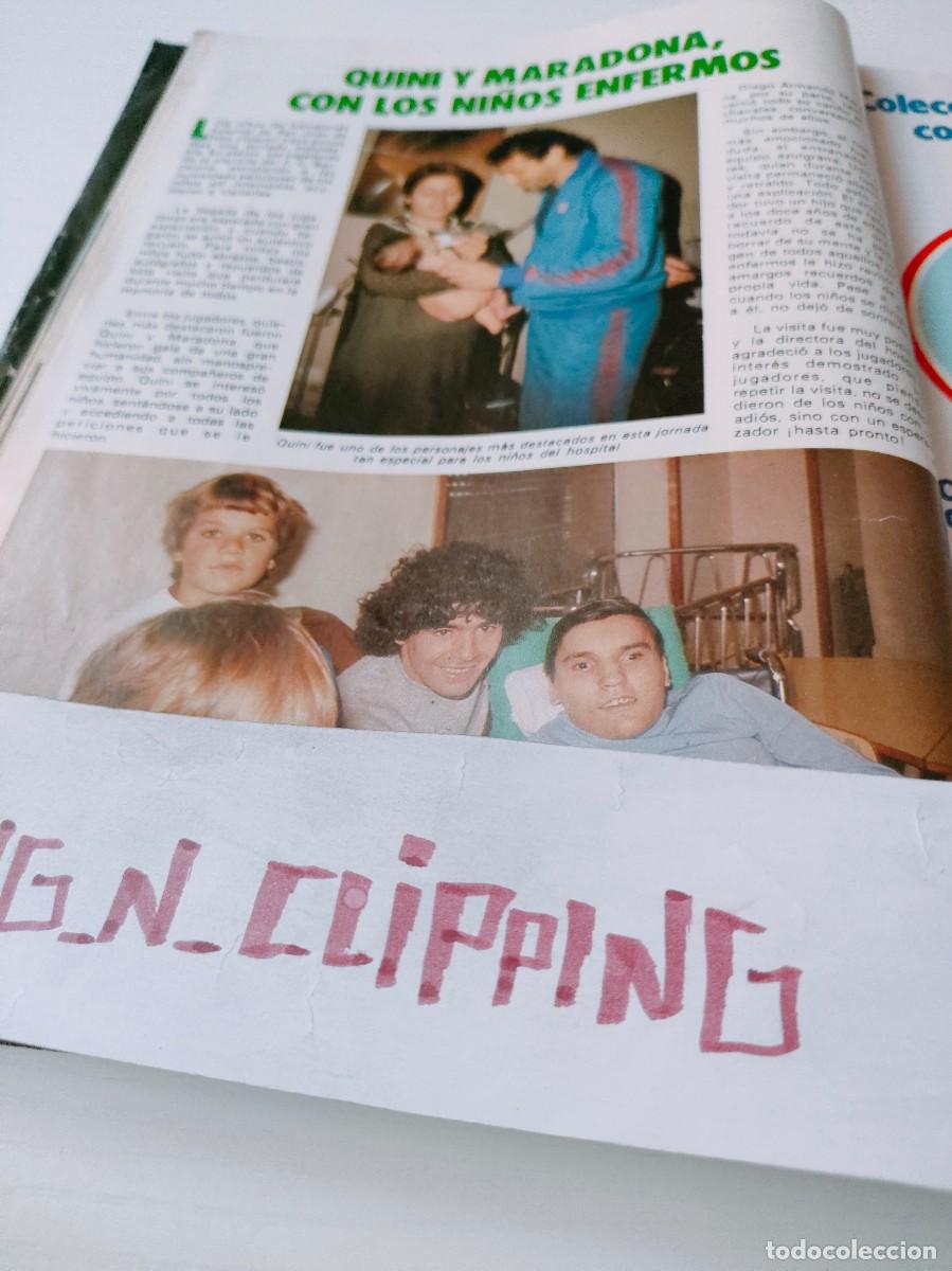 Otros Art&iacute;culos de Coleccionismo en Papel: Clipping RP821312 QUINI, MARADONA