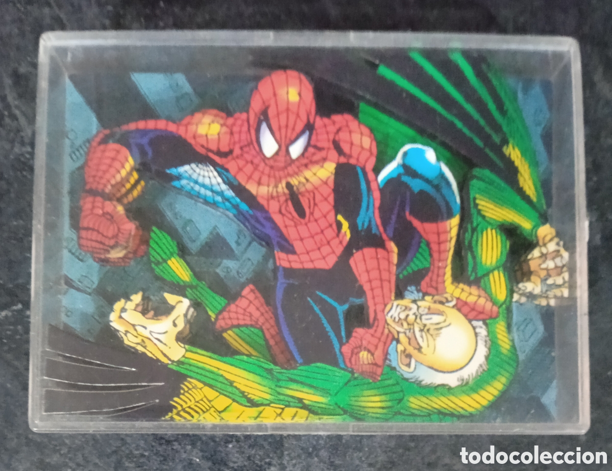 Otros art&iacute;culos de coleccionismo en papel: COMPOSICI&Oacute;N 3D CARDS SPIDERMAN - Foto 1