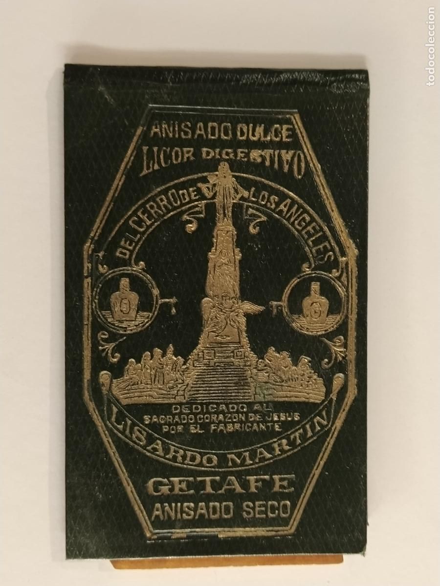 Otros Art&iacute;culos de Coleccionismo en Papel: GETAFE - LICOR DEL CERRO DE LOS ANGELES - LISARDO MARTIN - MINI BLOC SIN HOJAS - PUBLICIDAD ANTIGUA