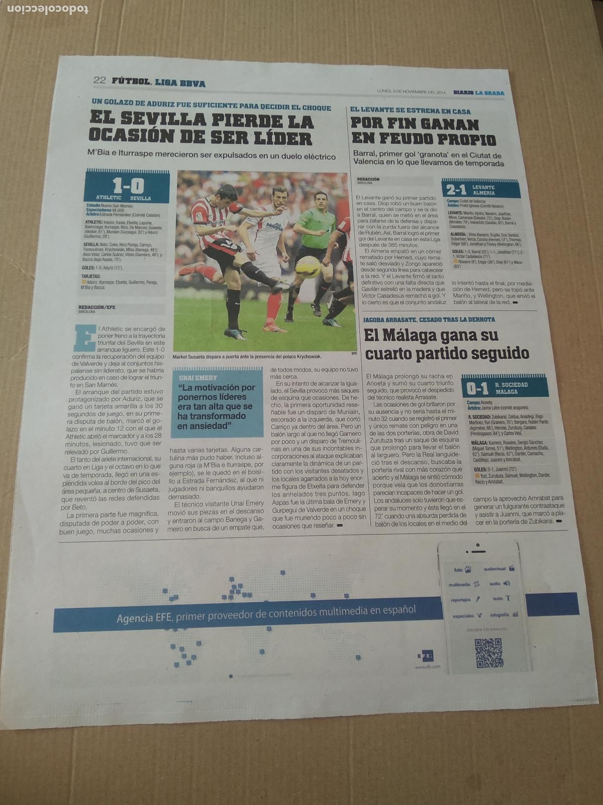 Otros Art&iacute;culos de Coleccionismo en Papel: HOJA PERIODICO DIARIO LA GRADA SUSAETA ATHLETIC CLUB BILBAO PUBLICIDAD COCHE BMW