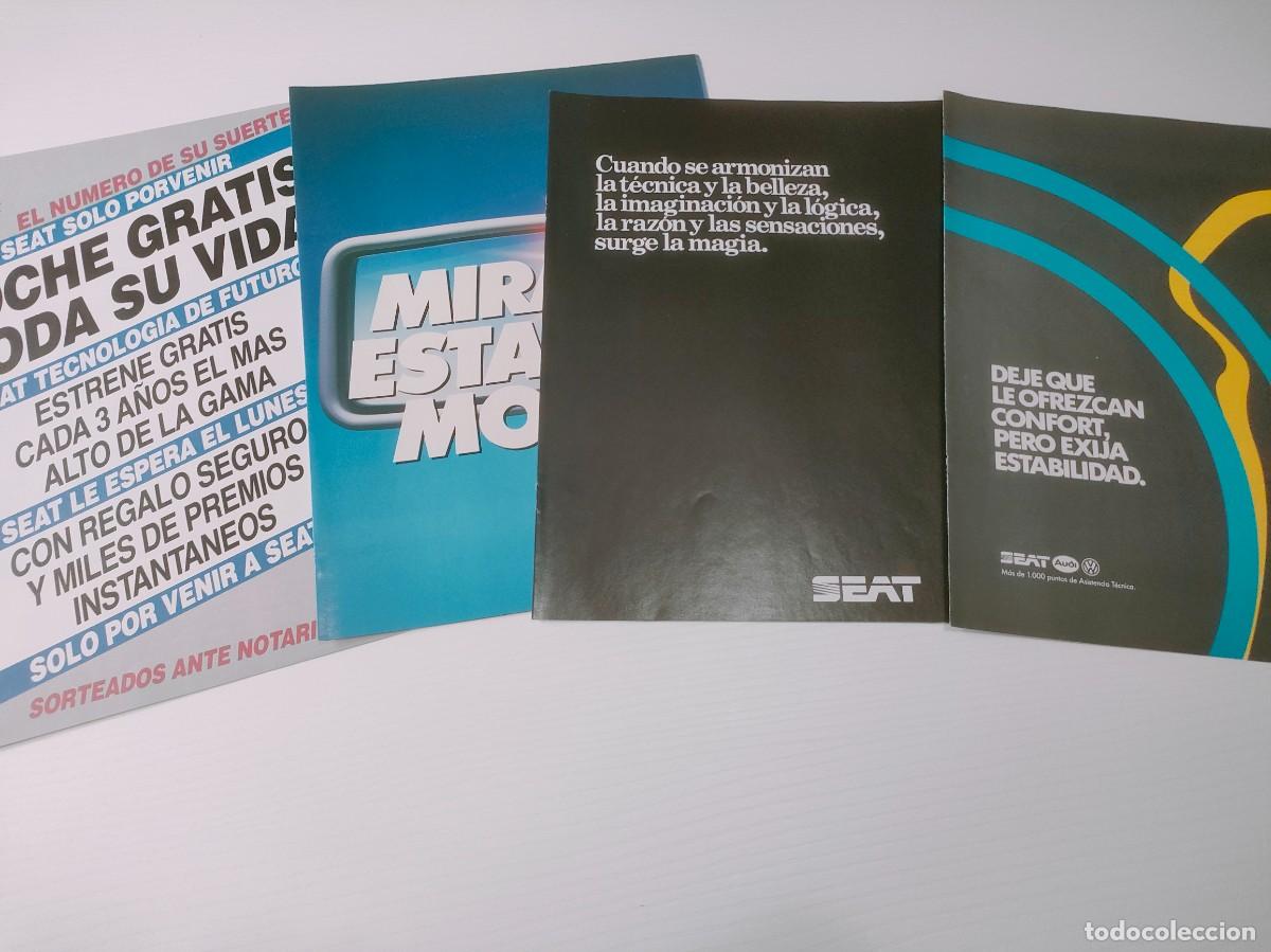 Otros art&iacute;culos de coleccionismo en papel: Clipping PUBLICIDAD SEAT, VARIOS, RONDA, IBIZA, MALAGA, DE LOS A&Ntilde;OS 80
