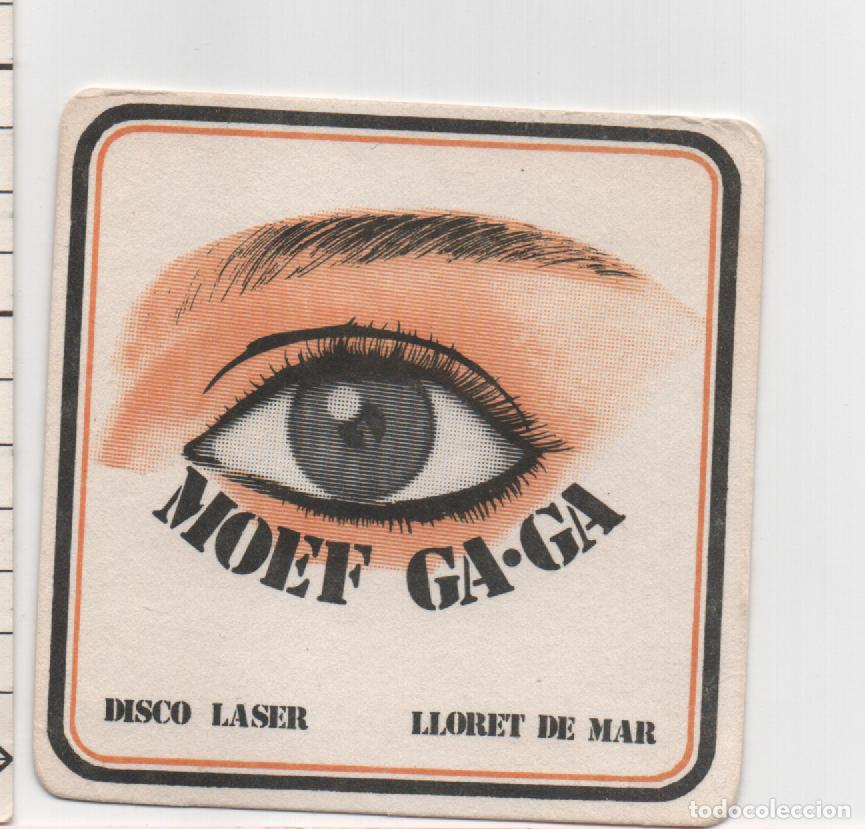 Otros Art&iacute;culos de Coleccionismo en Papel: POSAVASOS DISCO LASER MOEF GA-GA-LLORET DE MAR-GERONA