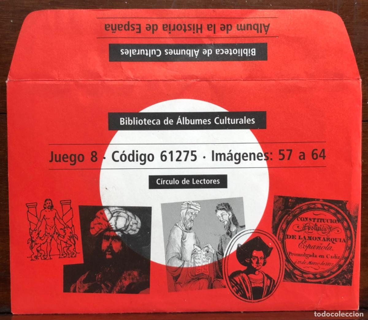 Otros art&iacute;culos de coleccionismo en papel: ALBUM DE LA HISTORIA DE ESPA&Ntilde;A - 1995 - SOBRE CON 8 IM&Aacute;GENES - BIBLI. ALBUMES CULTURALES - CIR. LECT