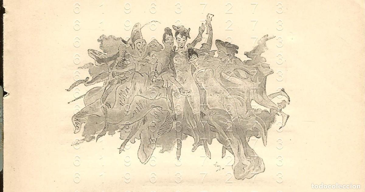 Otros Art&iacute;culos de Coleccionismo en Papel: 1913 LUL&Uacute; ILUSTRACION ART DEC&Oacute; PROCEDENTE DE LIBRO 13X8 LM32