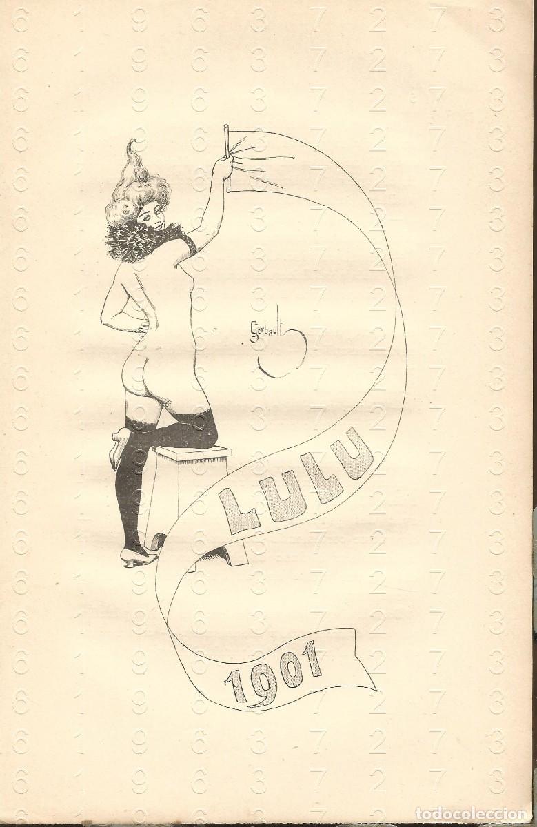 Otros Art&iacute;culos de Coleccionismo en Papel: 1913 LUL&Uacute; ILUSTRACION ART DEC&Oacute; PROCEDENTE DE LIBRO 20X13 LM32