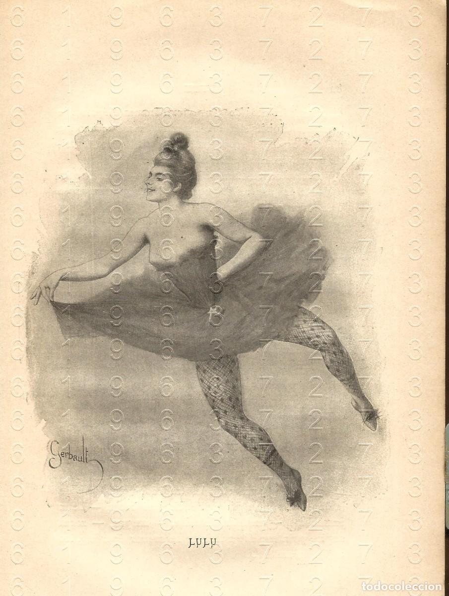 Otros Art&iacute;culos de Coleccionismo en Papel: 1913 LUL&Uacute; ILUSTRACION ART DEC&Oacute; PROCEDENTE DE LIBRO 20X13 LM32