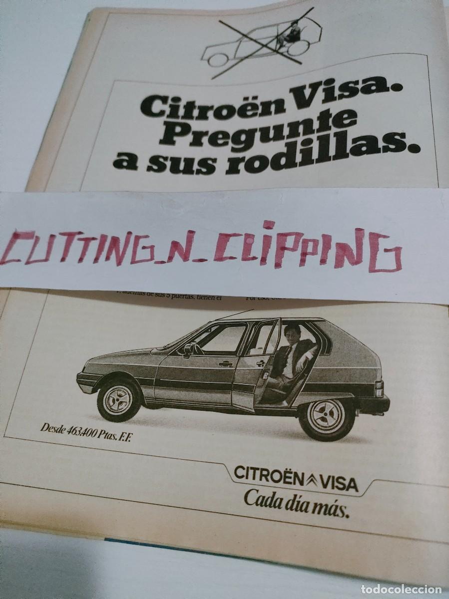 Otros Art&iacute;culos de Coleccionismo en Papel: Clipping PS831809 CITROEN VISA