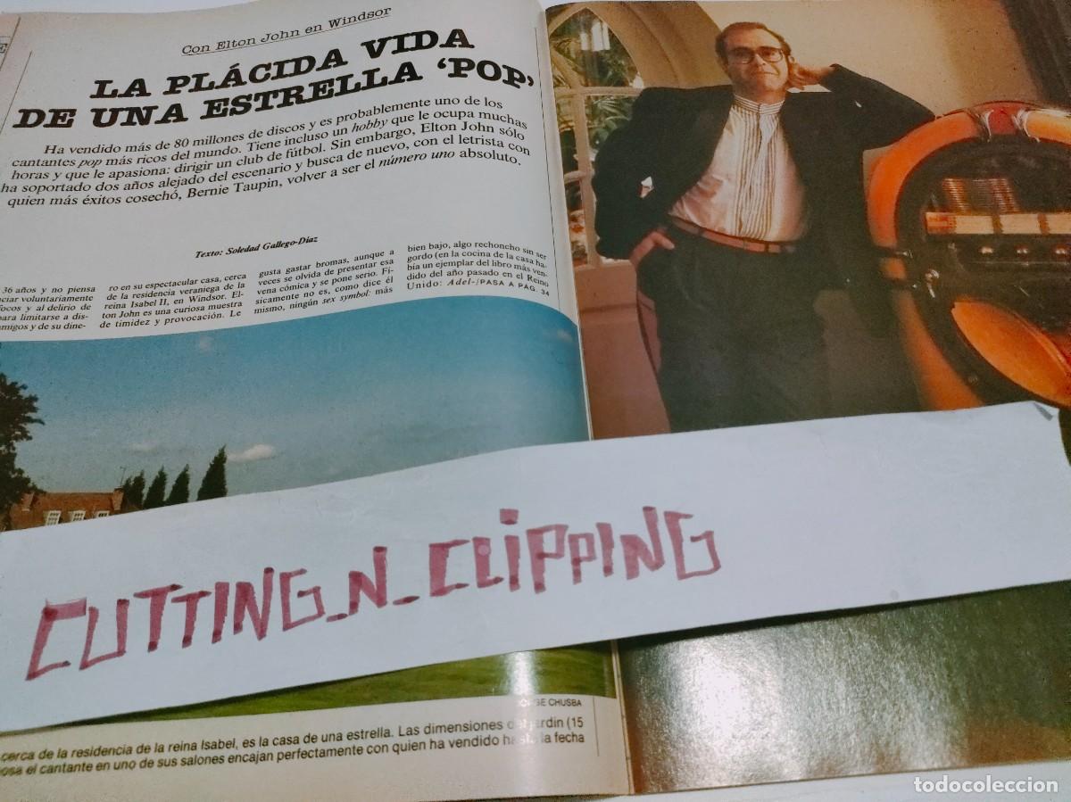 Otros Art&iacute;culos de Coleccionismo en Papel: Clipping PS832310 ELTON JOHN