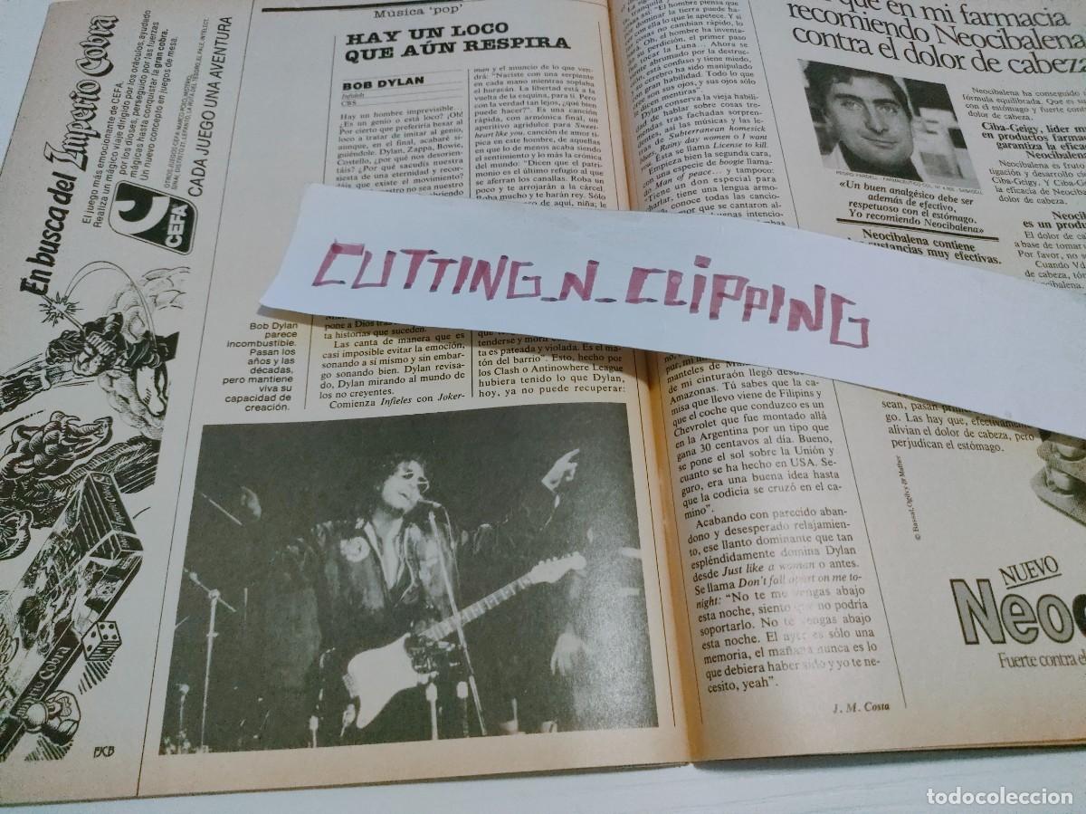 Otros Art&iacute;culos de Coleccionismo en Papel: Clipping PS830412 BOB DYLAN