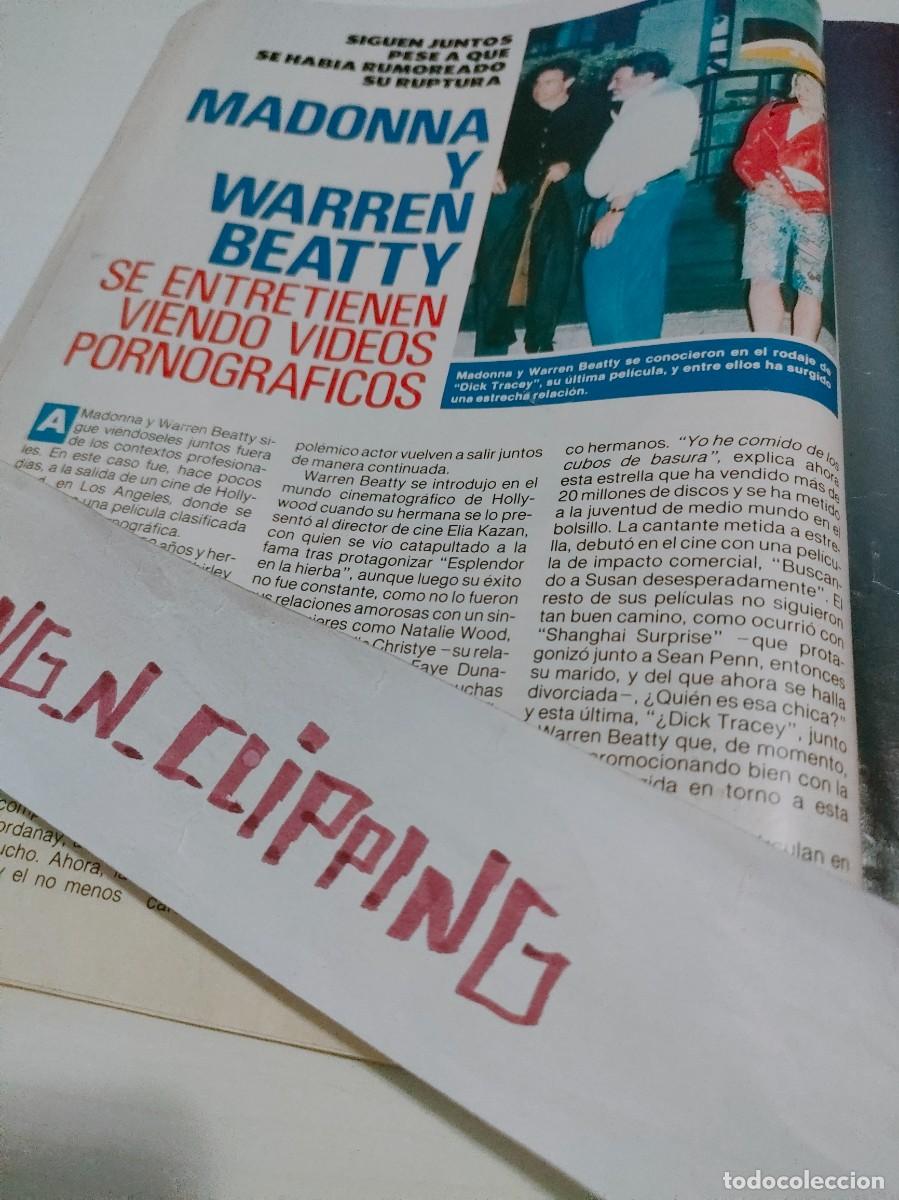 Otros Art&iacute;culos de Coleccionismo en Papel: Clipping RP890909 MADONNA