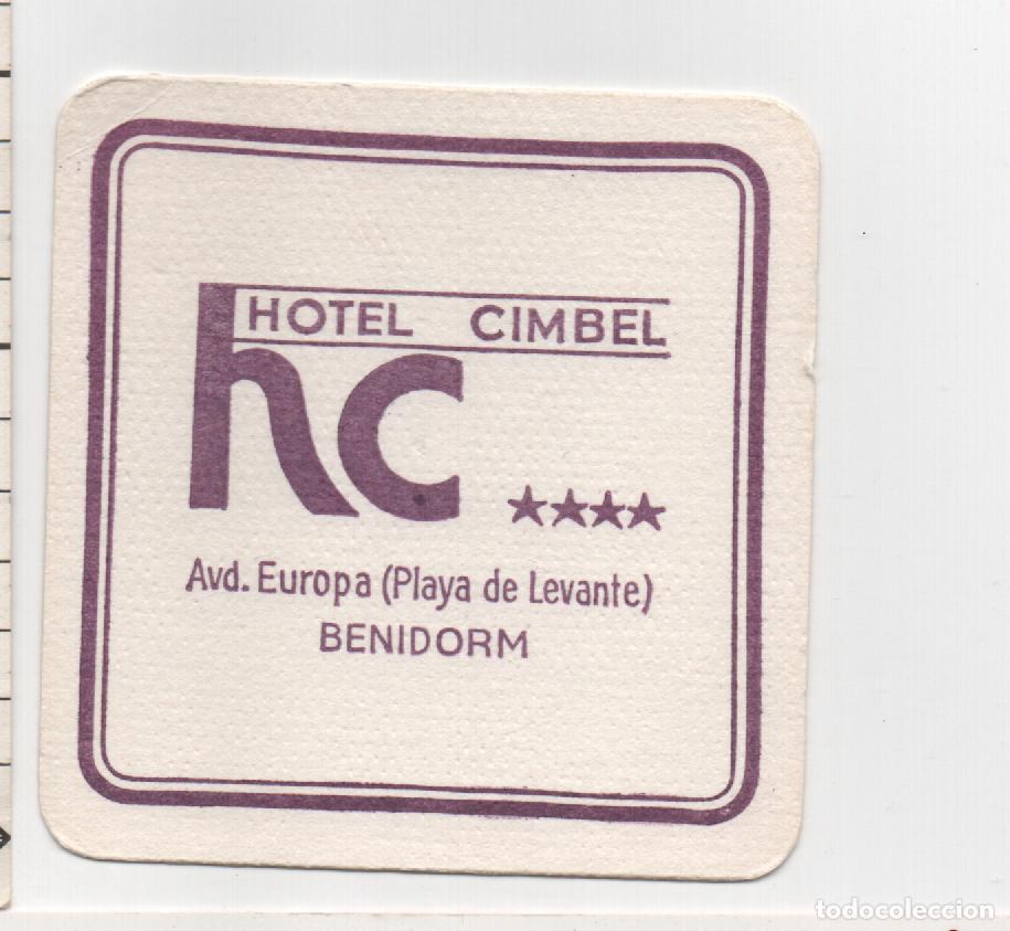 Otros Art&iacute;culos de Coleccionismo en Papel: POSAVASOS HOTEL CIMBEL-PLAYA DE LEVANTE-BENIDORM-ALICANTE