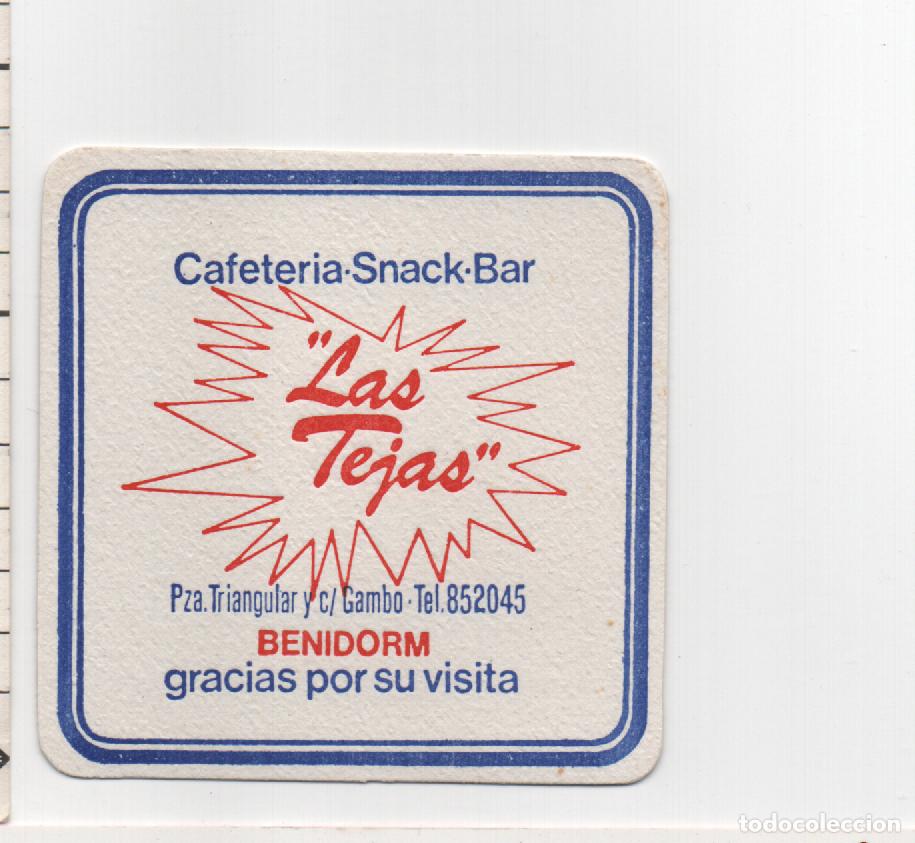 Otros Art&iacute;culos de Coleccionismo en Papel: POSAVASOS CAFETERIA LAS TEJAS-BENIDORM-ALICANTE