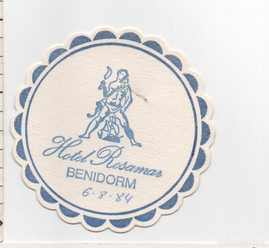 Otros Art&iacute;culos de Coleccionismo en Papel: POSAVASOS HOTEL ROSAMAR-BENIDORM-ALICANTE