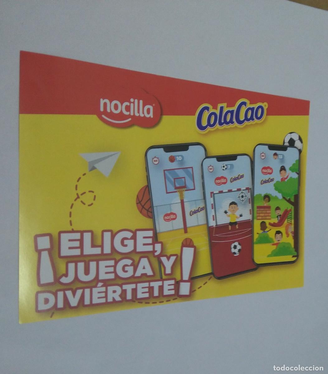Otros Art&iacute;culos de Coleccionismo en Papel: cola cao nocilla hojita hoja publicidad publicitario