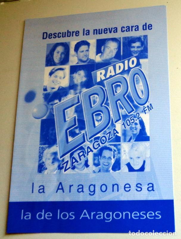 Otros Art&iacute;culos de Coleccionismo en Papel: PASQUIN FLYER PUBLICITARIO PUBLICIDAD RADIO EBRO ANTIGUO. ALASKA OLVIDO GARA. SALVADOR ASENSIO JARNE