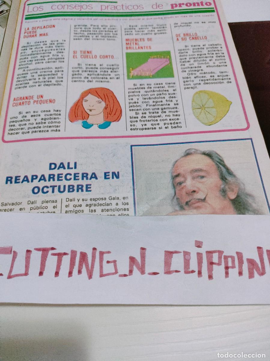 Otros art&iacute;culos de coleccionismo en papel: Clipping RP801509 SALVADOR DALI