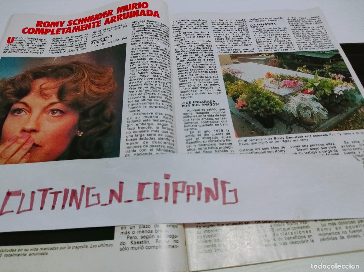 Otros Art&iacute;culos de Coleccionismo en Papel: Clipping RP832305 ROMY SCHNEIDER