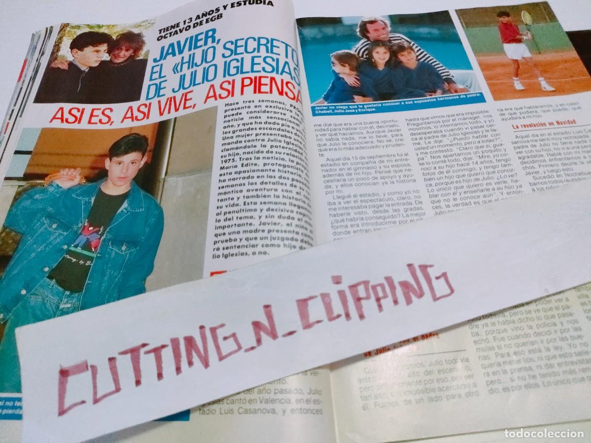 Otros Art&iacute;culos de Coleccionismo en Papel: Clipping RP902402 HIJO SECRETO DE JULIO IGLESIAS
