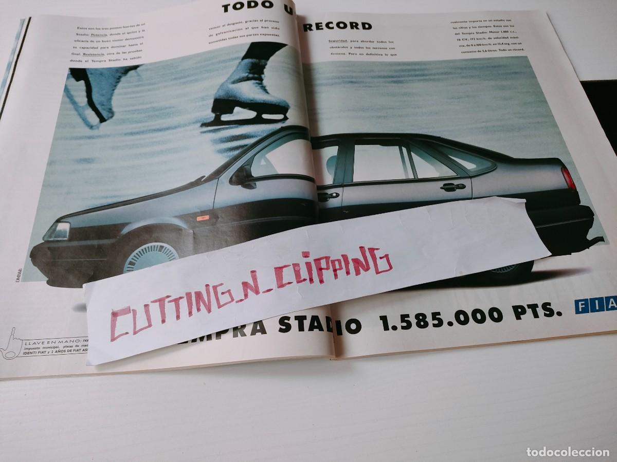 Otros Art&iacute;culos de Coleccionismo en Papel: Clipping RI923005 FIAT TEMPRA STADIO