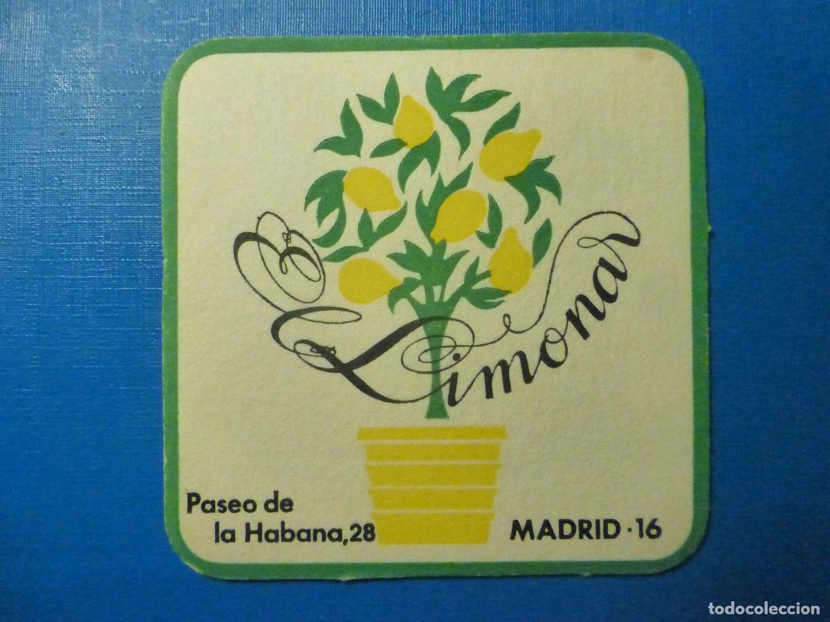 Paper Collecting Others: Posavasos Pubs y Discotecas -Disco-Bar - El Limonar - Paseo de la Habana, 28 - Madrid 16