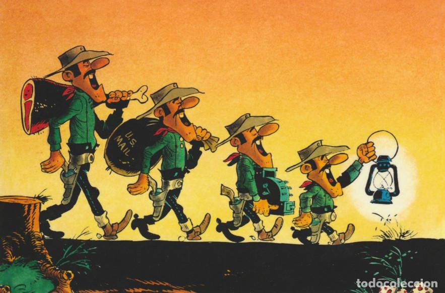 Paper Collecting Others: LOS HERMANOS DALTON POR MORRIS LUCKY LUKE POSTCARD (Kraken) 10x15 cm Oferta