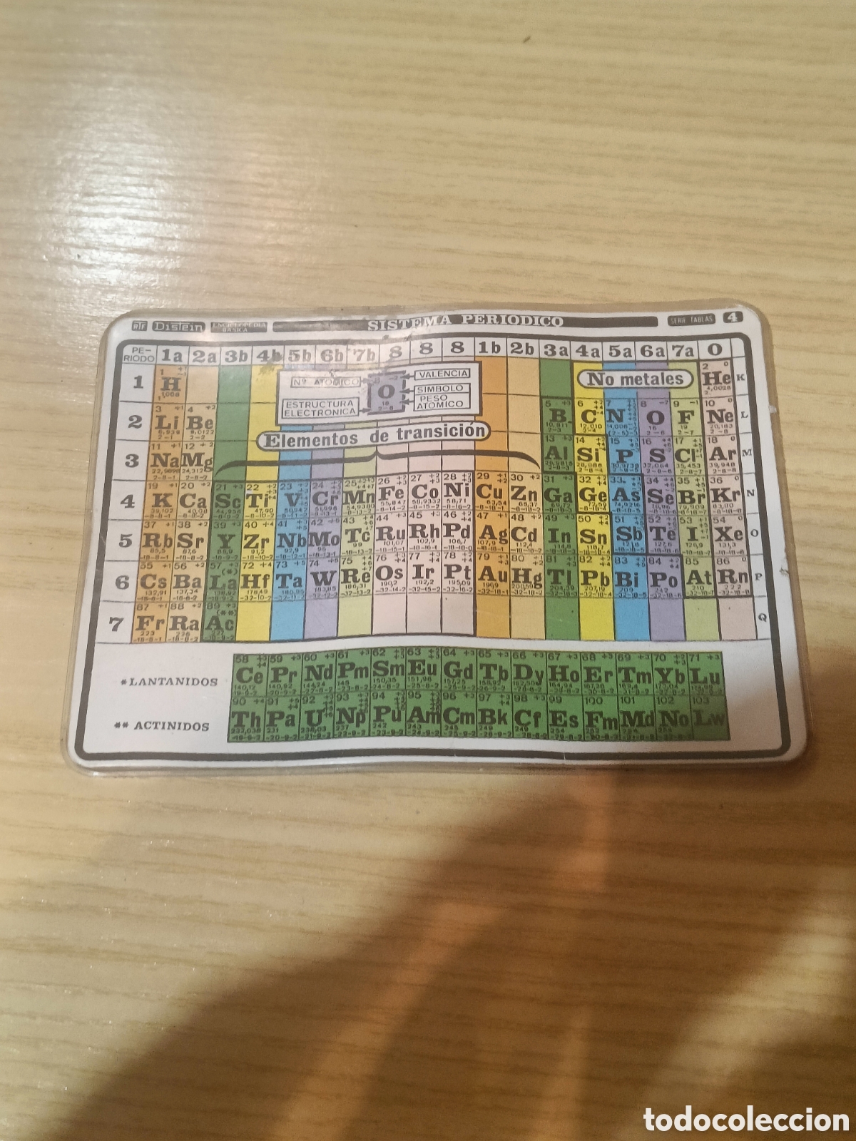 Otros Art&iacute;culos de Coleccionismo en Papel: Tablas del Sistema Peri&oacute;dico y Formulaci&oacute;n Qu&iacute;mica - Timun Mas - 1974