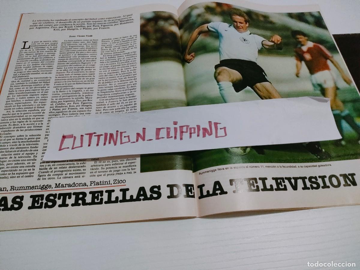 Otros Art&iacute;culos de Coleccionismo en Papel: Clipping PS820407 MARADONA, PLATINI, ZICO