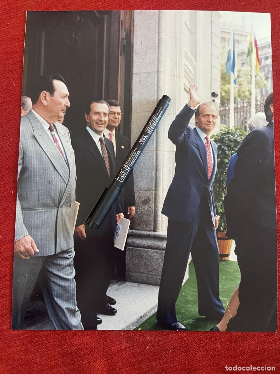 Collectionnisme Papier divers: FF1612 FOTO FOTOGRAFIA ORIGINAL REY JUAN CARLOS ESPA&Ntilde;A PRESIDENTE PAIS II CUMBRE HISPANOAMERICANA