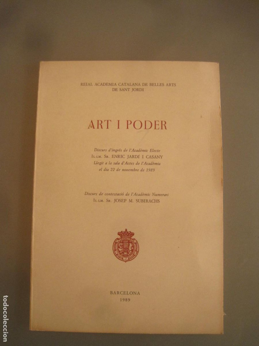 Outros artigos de papel: Enric Jard&iacute; i Casany - Josep M. Subirachs - Art i poder- 1989