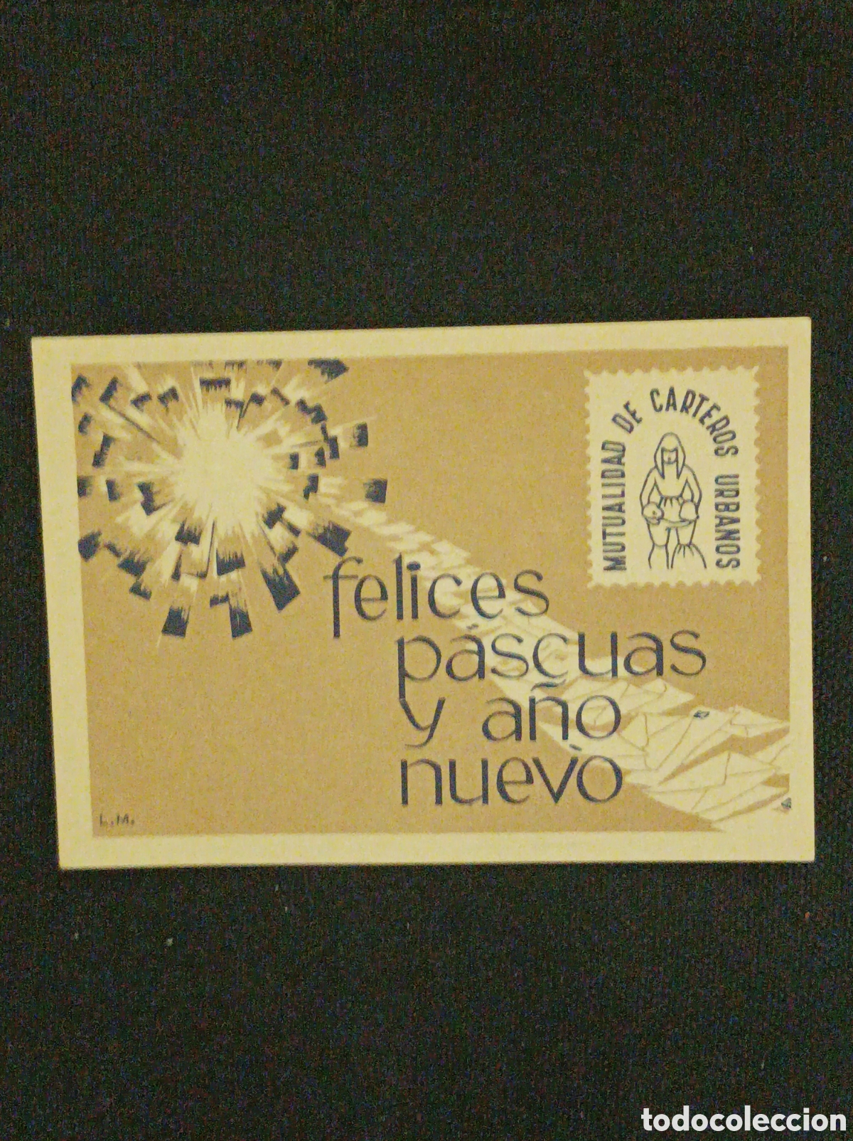 Otros art&iacute;culos de coleccionismo en papel: TARJETA FELICES PASCUAS Y A&Ntilde;O NUEVO