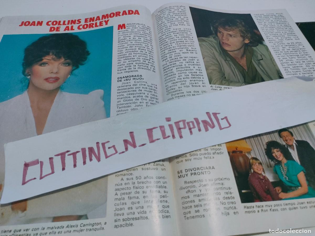 Otros art&iacute;culos de coleccionismo en papel: Clipping RP831403 JOAN COLLINS, AL COREY