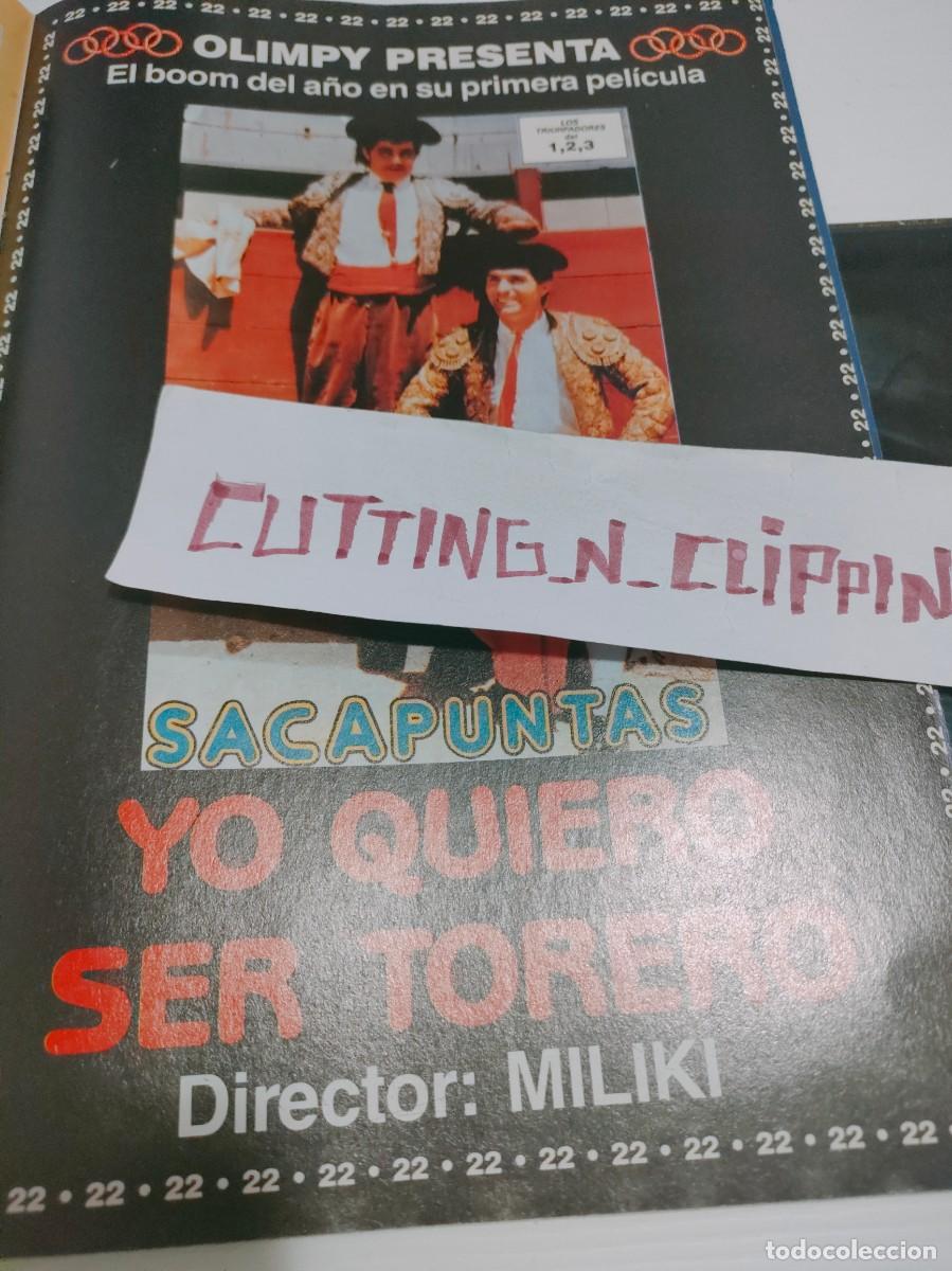 Otros Art&iacute;culos de Coleccionismo en Papel: Clipping PUBLICIDAD EL DUO SACAPUNTAS YO QUIERO SER TORERO